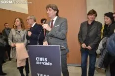 Imagen de la inauguración de los cines Mercado este miércoles. /SN