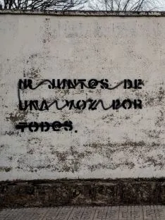 Una de las tachaduras en los textos. 
