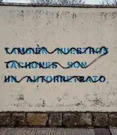 Una de las tachaduras en los textos. 