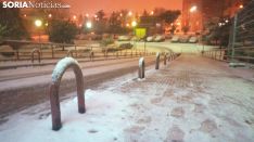 Los pueblos sorianos se visten de blanco.