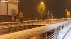 Los pueblos sorianos se visten de blanco.