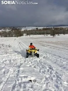 Los pueblos sorianos se visten de blanco.