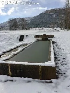 Los pueblos sorianos se visten de blanco.