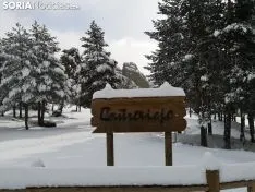Los pueblos sorianos se visten de blanco.