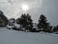 Los pueblos sorianos se visten de blanco.