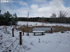 Los pueblos sorianos se visten de blanco.