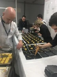 Una imagen de la presencia soriana en el evento internacional este lunes. /Dip.