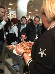 Una imagen de la presencia soriana en el evento internacional este lunes. /Dip.
