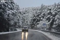 Los pueblos sorianos se visten de blanco.