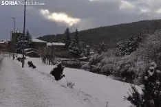 Los pueblos sorianos se visten de blanco.