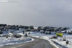 Los pueblos sorianos se visten de blanco.