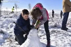 Los pueblos sorianos se visten de blanco.