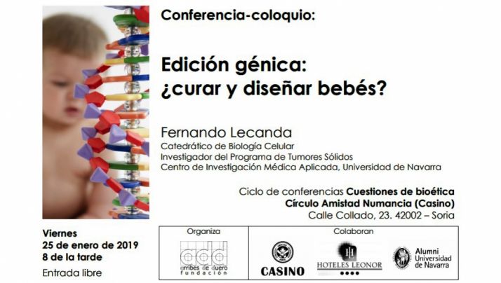 Este viernes, charla sobre la genética y los bebés en el Casino
