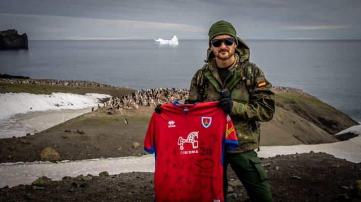 El CD Numancia se encuentra en la #CampañaAntártica. Campaña Antártica del Ejército de Tierra