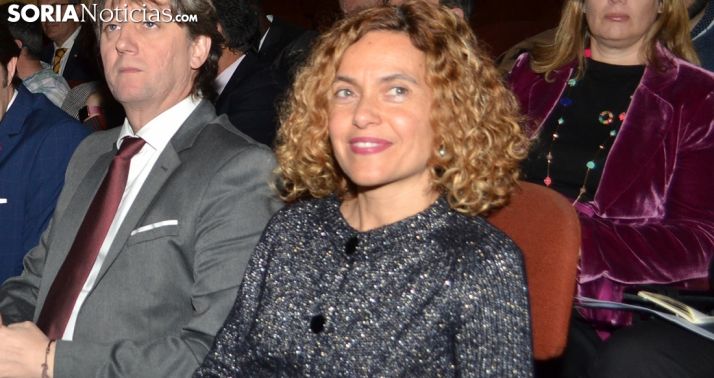 La ministra, junto al alcalde este miércoles. /SN