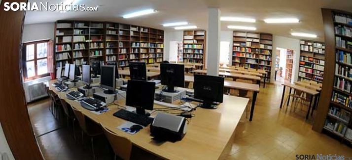 Imagen de una de las dependencias del centro de la UNED en la Casa de la Tierra. /SN