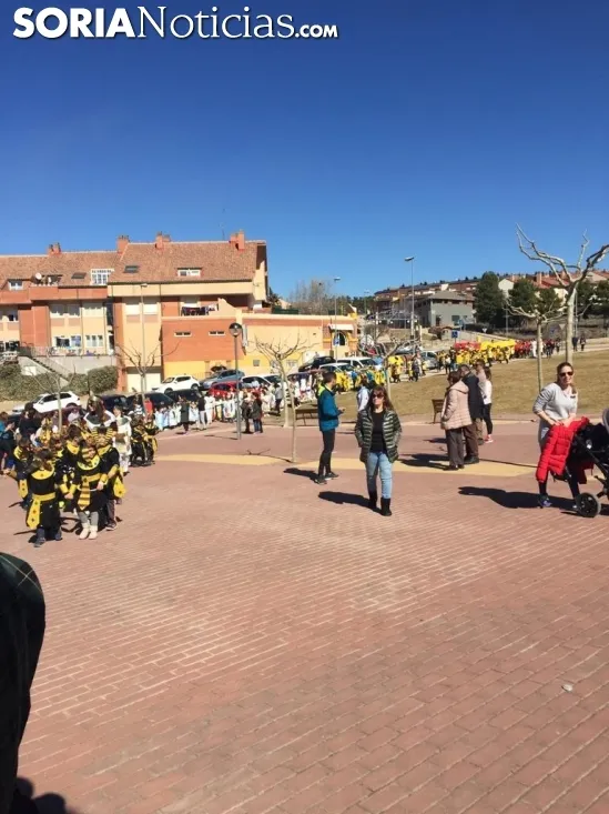 Una imagen del carnaval en el CEIP Gerardo Diego. /SN