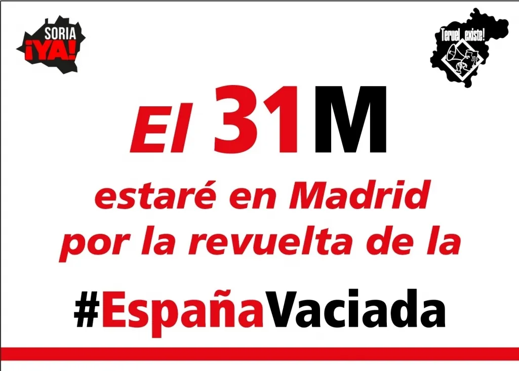 Uno de los carteles editados. /Soria Ya