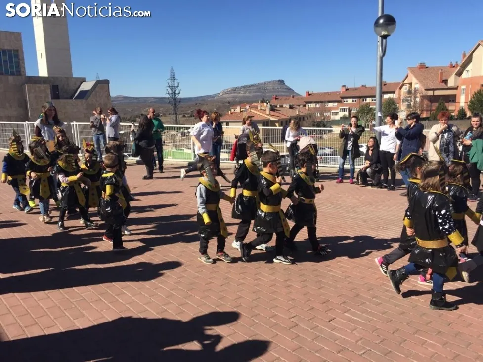 Una imagen del carnaval en el CEIP Gerardo Diego. /SN