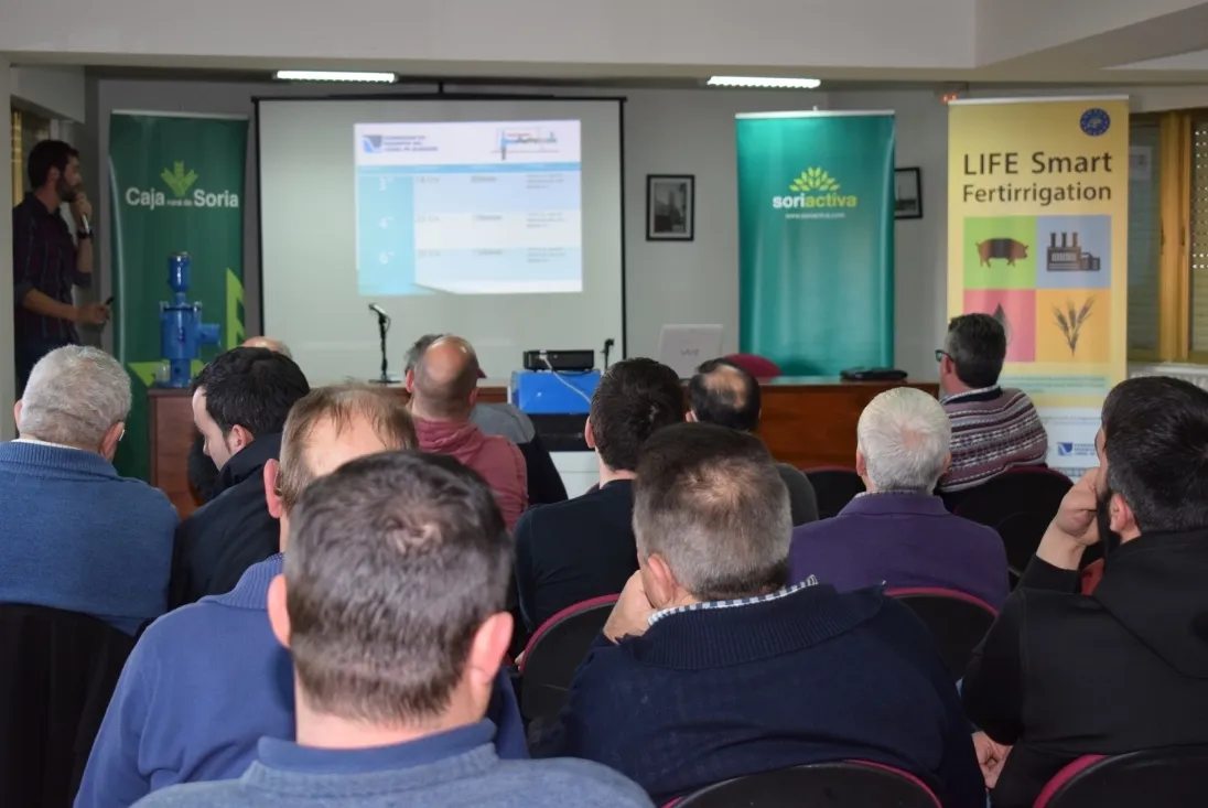 Curso ‘Agronomía de la Zona Regable del Canal de Almazán,  de la Fundación Soriactiva y la Comunidad de Regantes
