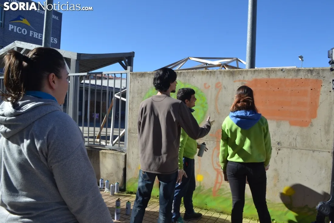 Una imagen del ambiente en el CIFP y sus alrededores. /SN