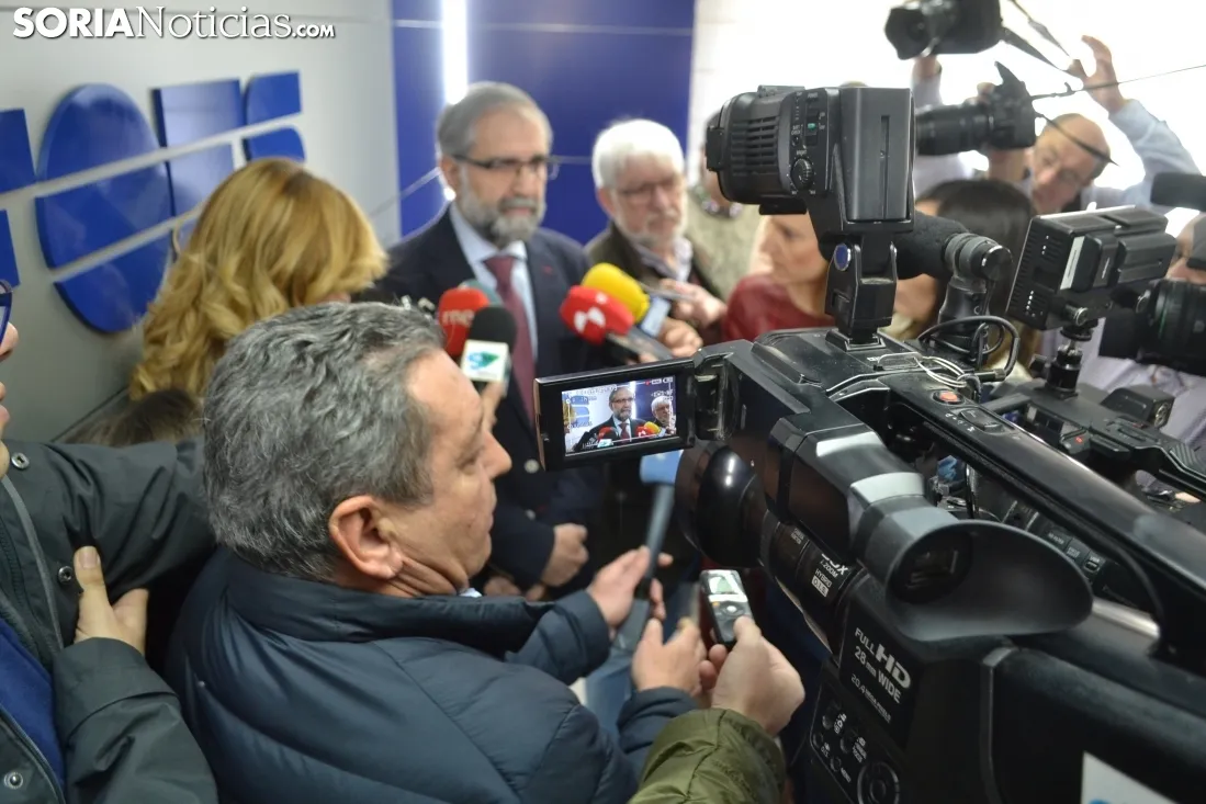 Una imagen del salón de actos de FOES en la presentación del informe. /SN