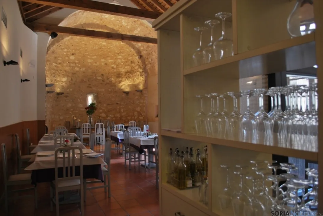 Interior de La Sinagoga en Ágreda. 