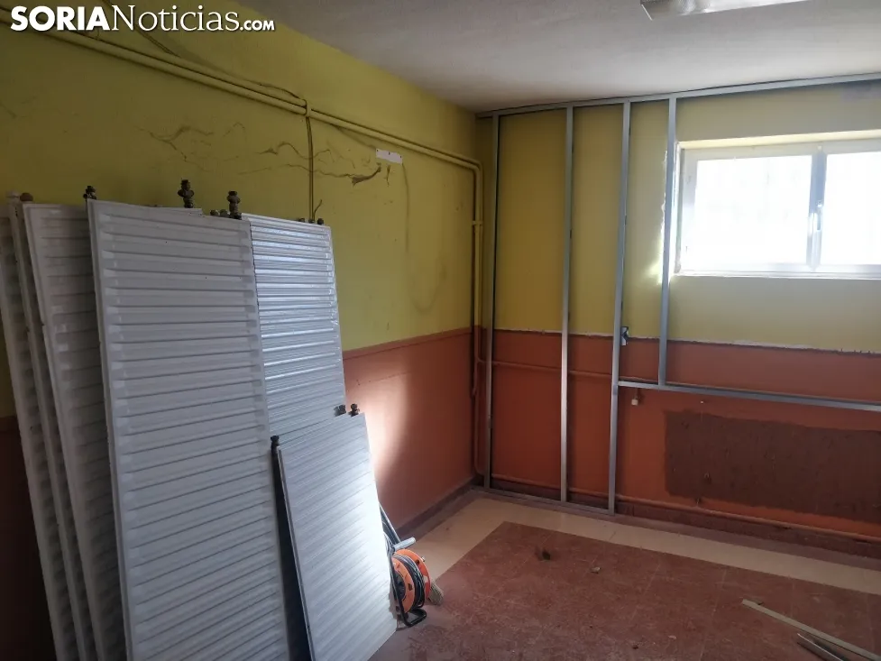 Obras en el Hogar de la Barriada. SN 