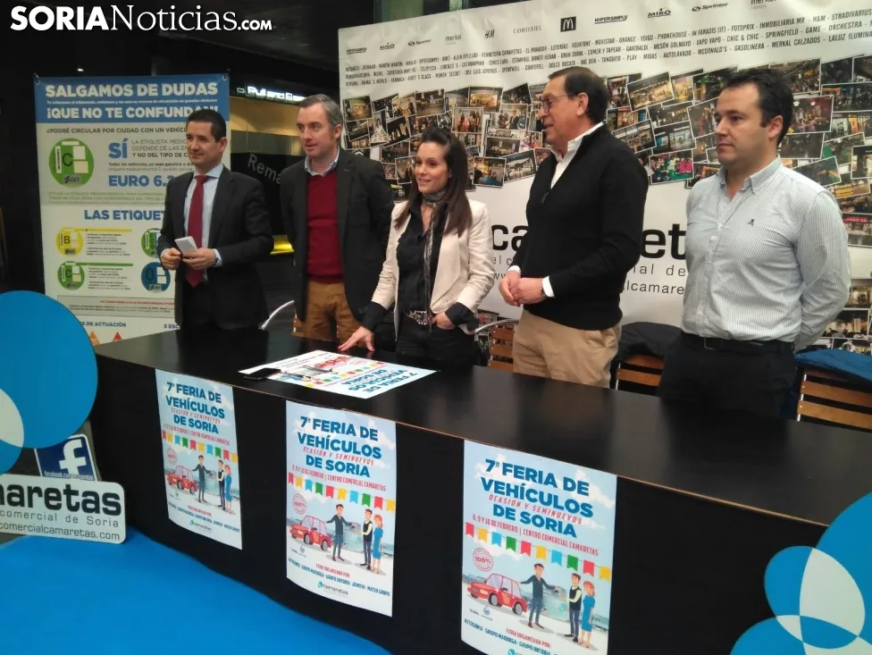 Presentación de la VII Feria de Vehículos de Ocasión de Soria. 