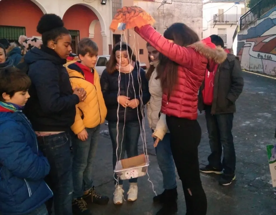 Imágenes del lanzamiento de los globos estratosféricos.