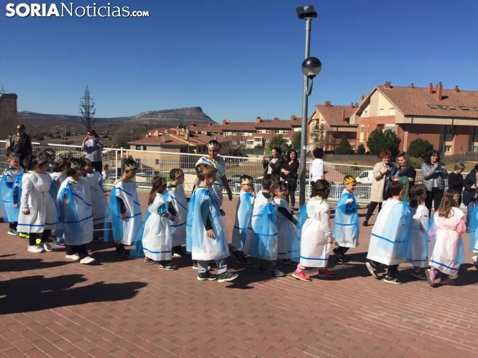 Una imagen del carnaval en el CEIP Gerardo Diego. /SN