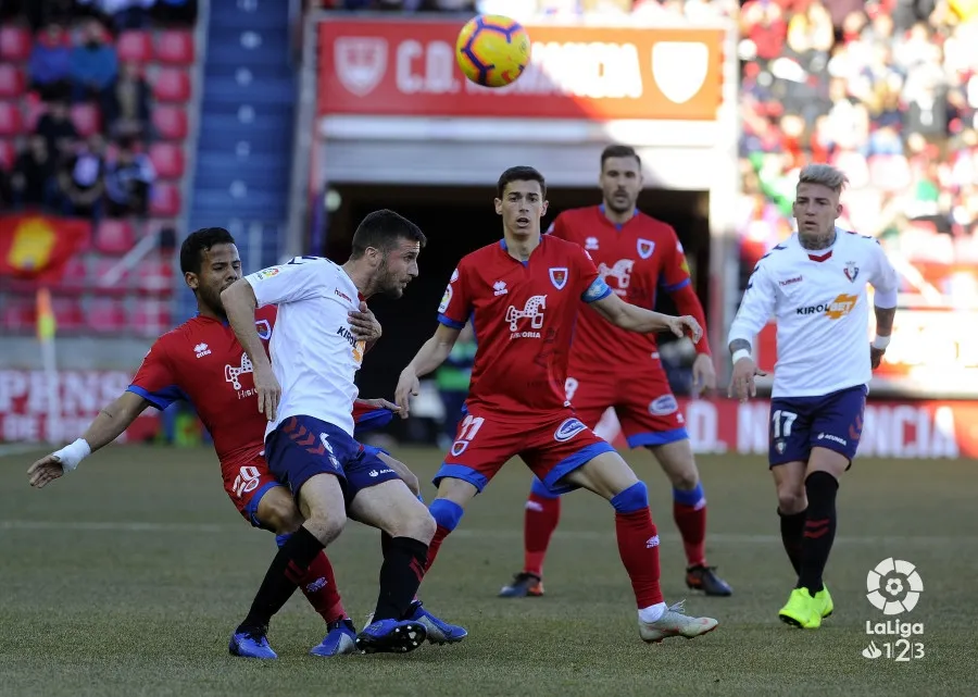 Una de las jugadas del partido. LFP