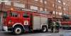 Un camión de bomberos y efectivos del Cuerpo en una intervención en la capital. /SN
