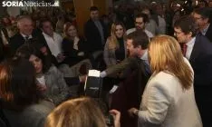 Una imagen de la visita de Casado a Soria. /SN