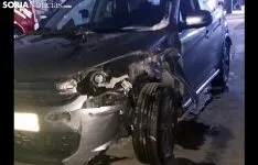 Imagen del turismo siniestrado a las seis de la mañana de este sábado. /SN