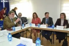 Una imagen del salón de actos de FOES en la presentación del informe. /SN