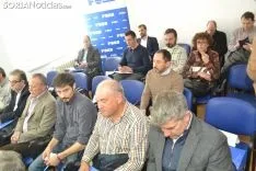 Una imagen del salón de actos de FOES en la presentación del informe. /SN
