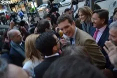 Una imagen de la visita de Casado a Soria. /SN
