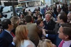 Una imagen de la visita de Casado a Soria. /SN