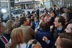 Una imagen de la visita de Casado a Soria. /SN