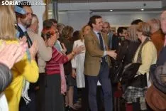 Una imagen de la visita de Casado a Soria. /SN
