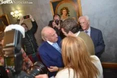 Una imagen de la visita de Casado a Soria. /SN