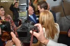 Una imagen de la visita de Casado a Soria. /SN