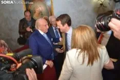 Una imagen de la visita de Casado a Soria. /SN