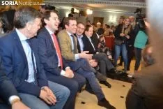 Una imagen de la visita de Casado a Soria. /SN