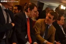 Una imagen de la visita de Casado a Soria. /SN