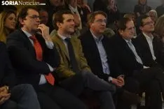 Una imagen de la visita de Casado a Soria. /SN