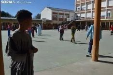 Una imagen del ambiente en el patio del colegio. /SN