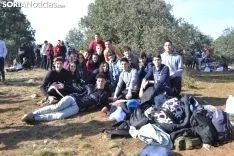 Una imagen del ambiente de este Jueves Lardero en la capital. /SN