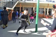 Una imagen del ambiente en el patio del colegio. /SN